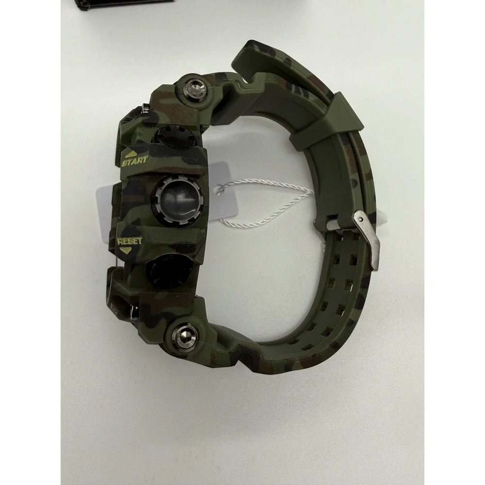 Activa Mens Ana-Digi Camouflage Sport Watch‎ Green Camo ACW8049MC-001 New